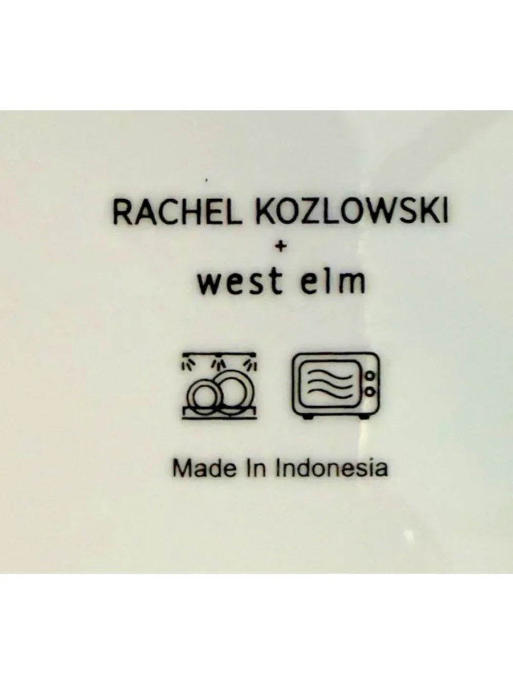 West Elm salad plate